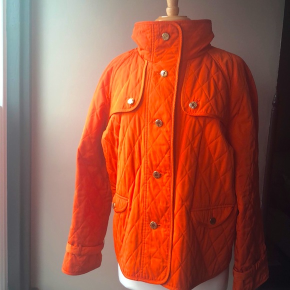 Orange Talbots Jacket, Size Large - Picture 3 of 8